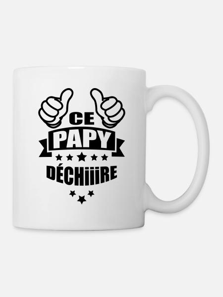 ce papy déchire - Mug blanc - blanc