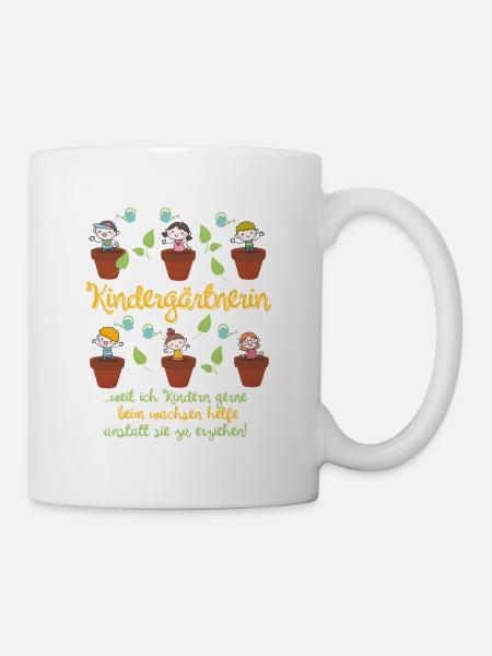 Kindergärtnerin - Tasse - Weiß