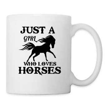 Pony Horse Riding Girlfriend Gift Love Funny - Mug - white - Right