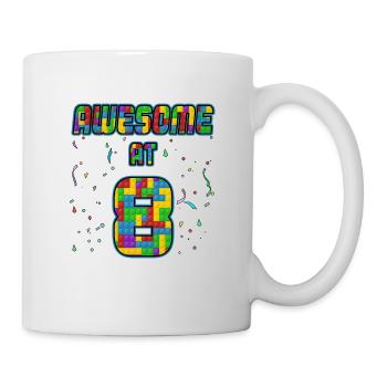 Großartig mit 8 Jahr Geschenk 8. Geburtstag - Tasse - Weiß - Rechts