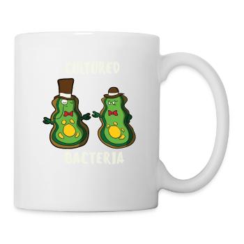 Cultured Bacteria Lustig Bakterien Arzt Geschenk - Tasse - Weiß - Rechts