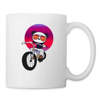 Panda sur vélo panda ours enfant enfants Enfants Enfants - Mug blanc - blanc - Droite