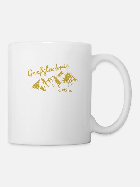 Grossglockner - Tasse - Weiß