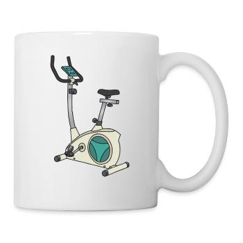 Exercise bike - Mug - white - Right