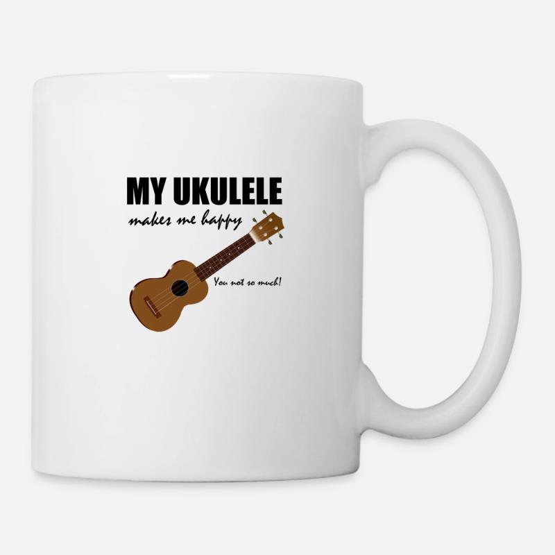 Ukulele - Tasse - Weiß