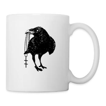 Corbeau Anti-religion Athéisme Athéisme - Mug blanc - blanc - Droite
