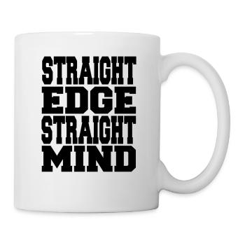 Straight Edge Straight Mind - Tasse - Weiß - Rechts