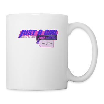 Fast cars sports car girl gift - Mug - white - Right