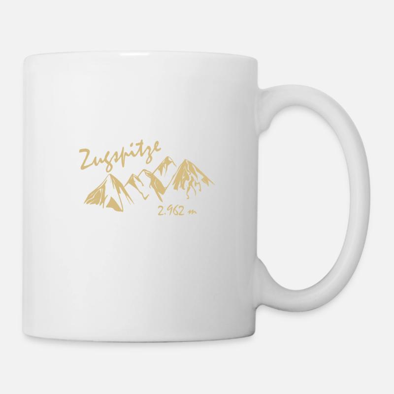 Zugspitze - Tasse - Weiß