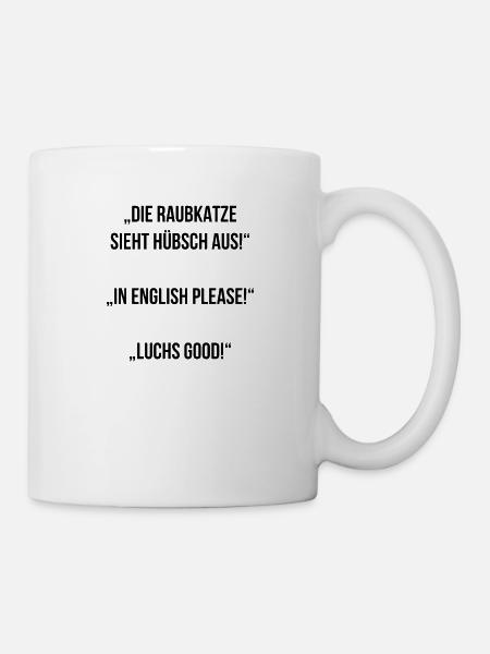 Luchs good! - Tasse - Weiß