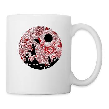 Singing nanny Mary - Mug - white - Right