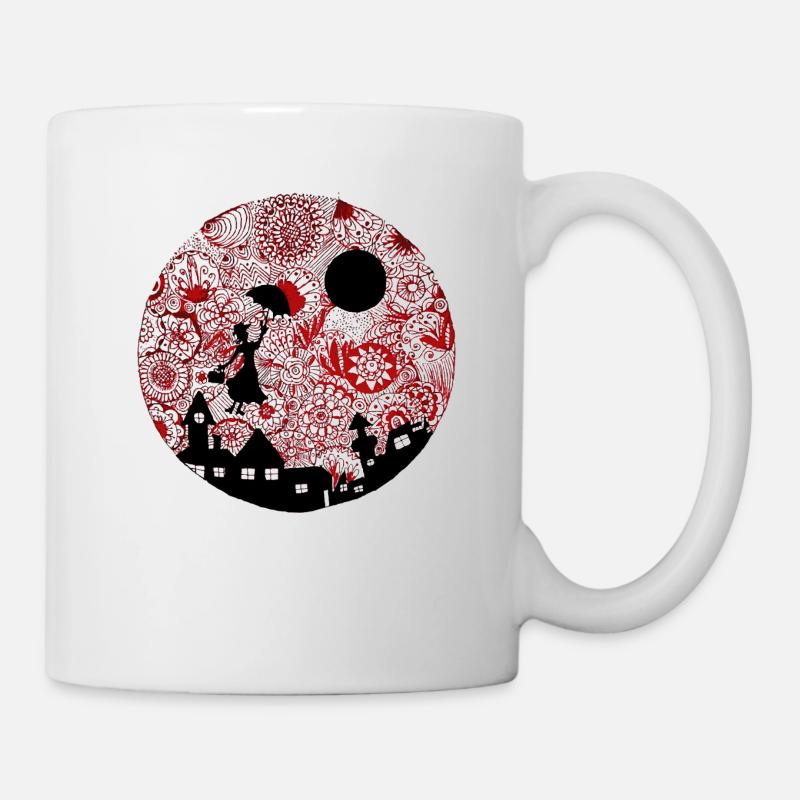Singendes Kindermädchen Mary - Tasse - Weiß