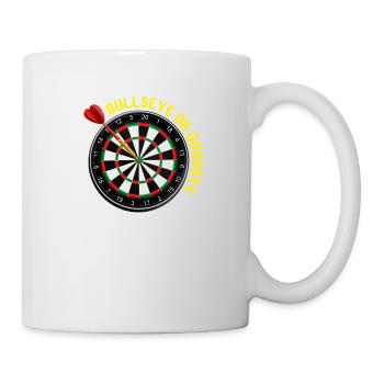 Bullseye Darts Darts Darts Dartboard Club - Mug - white - Right