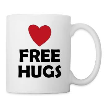 Free hugs - Mug - white - Right