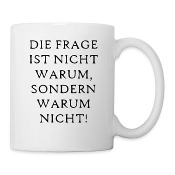 Motivation Spruch Business Sport - Tasse - Weiß - Rechts