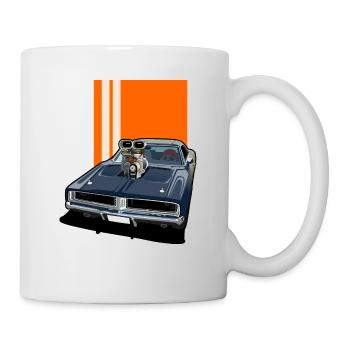 Musclecar - Mug blanc - blanc - Droite