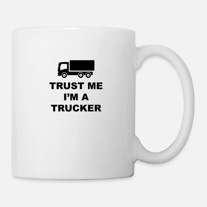 Chauffeur / chauffeuse de camion - Mug blanc - blanc