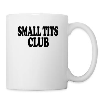 Small Tits Club Kleine Brüste Bh Sexy Girl - Tasse - Weiß - Rechts