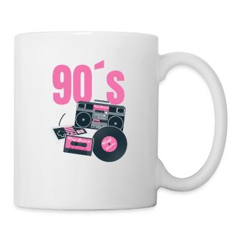90s Outfit Retro 90s Costume Party Gift - Mug - white - Right