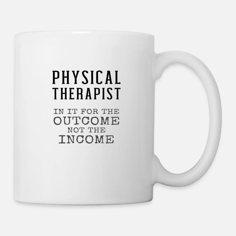 Thérapeute Physique Pour Résultat Pas Revenu - Mug blanc - blanc