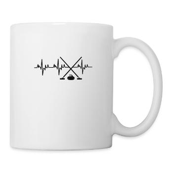Curling - Mug blanc - blanc - Droite