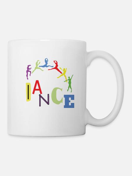 performen Ballettpositionen Eleganz Tanzsport - Tasse - Weiß