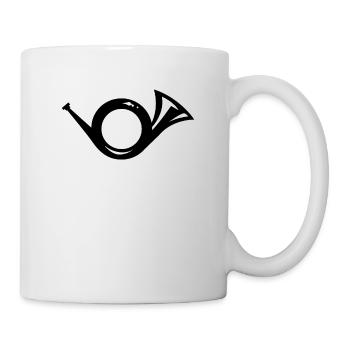 Posthorn Post Postman Postman Horn Gift - Mug - white - Right