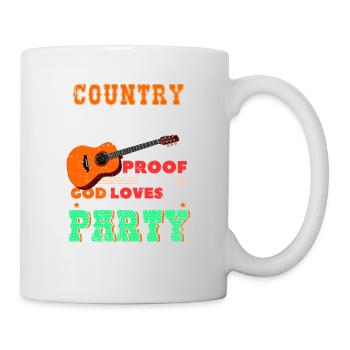 Band, rock band 90s country singer - Mug - white - Right
