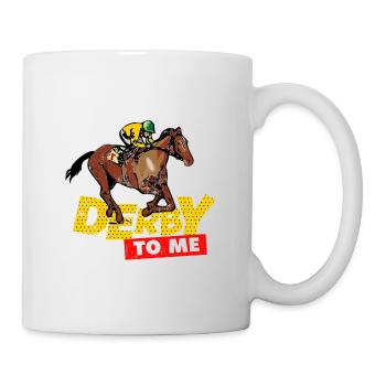 Reiter Pony Dressur Land Cowboy Pony Madchen - Tasse - Weiß - Rechts