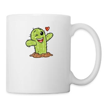Cactus gratuit Hug Prickly Cacti Hug Me - Mug blanc - blanc - Droite