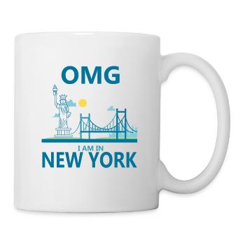 New York - Tasse - Weiß - Rechts