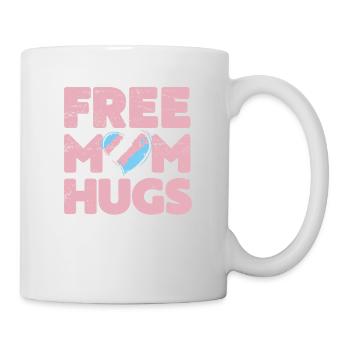 Gratuit maman câlins, gratuit maman câlins Rainbow Gay Pride - Mug blanc - blanc - Droite