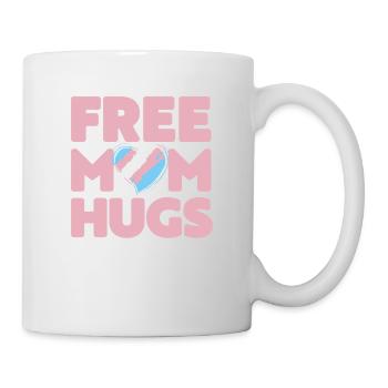 Gratuit maman câlins, gratuit maman câlins Rainbow Gay Pride - Mug blanc - blanc - Droite