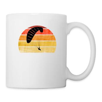 Sunrise paraglider - Mug - white - Right