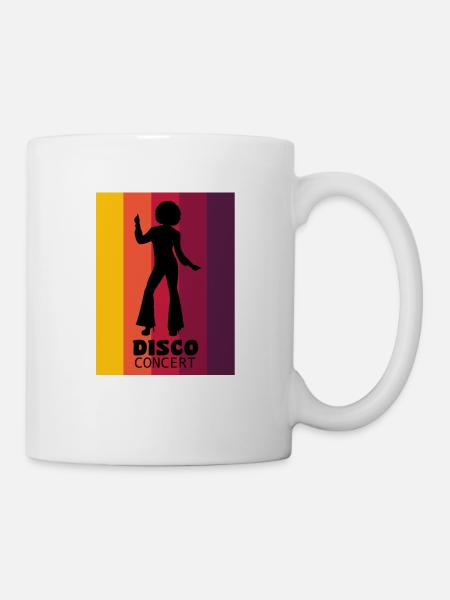disco - Mug blanc - blanc