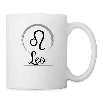 Zodiac Leo Star Sign Astrology - Men Women T - Mug - white - Right