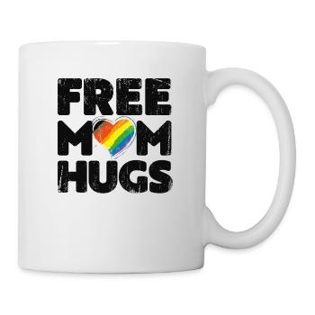 Chemise Free Hugs Maman, Maman Free Hugs Inclus - Mug blanc - blanc - Droite
