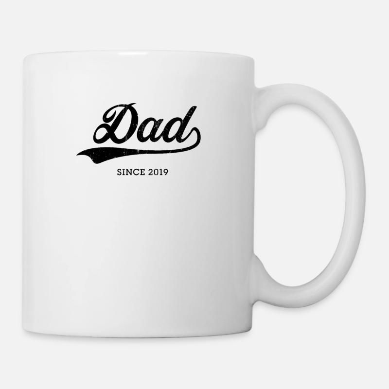 Dad 2019, Daddy Since 2019 Father's Day Gift - Mug blanc - blanc