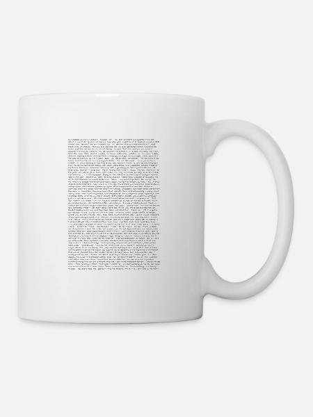 Bee Movie Script - Tasse - Weiß