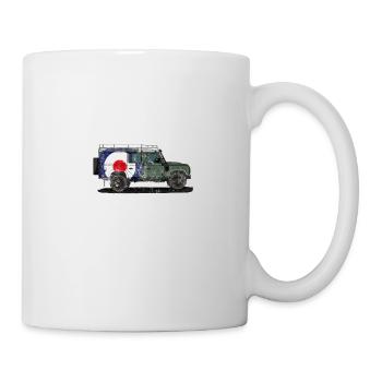Good old British rust | Off-road vehicles - Mug - white - Right