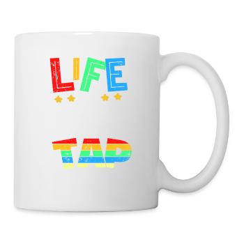 Tap, danse, claquettes - Mug blanc - blanc - Droite