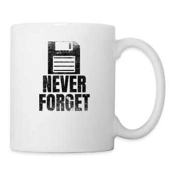 Disk 90s saying Disk 90s retro gift nerd - Mug - white - Right