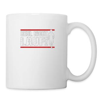 Ne pleure pas la course I sort pour coureurs cadeau - Mug blanc - blanc - Droite