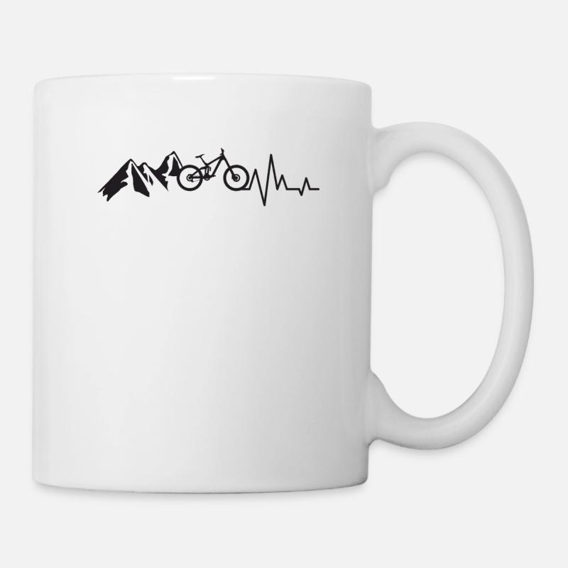 VTT VTT Biker Vintage Cadeau - Mug blanc - blanc