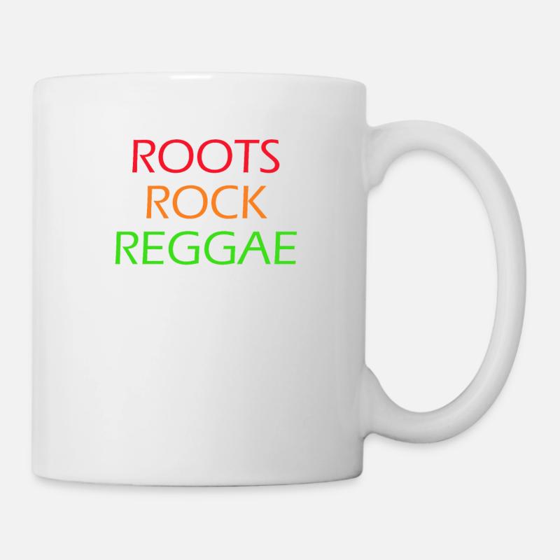 roots rock reggae - Tasse - Weiß