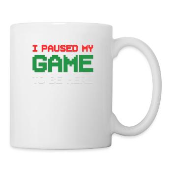 Retro Spiel Pause Gamer Gaming PC Videospiel - Tasse - Weiß - Rechts