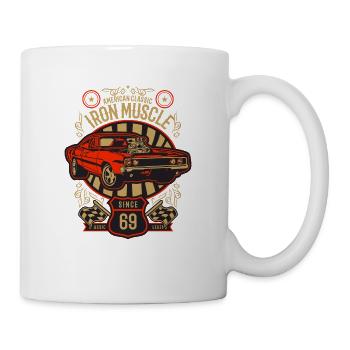 American Classic Iron Muscle - Tasse - Weiß - Rechts