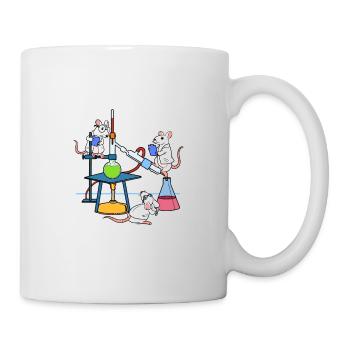 Wissenschaft Wissenschaftler Mäuse Chemie Physik - Tasse - Weiß - Rechts
