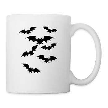 chauve souris - Mug blanc - blanc - Droite