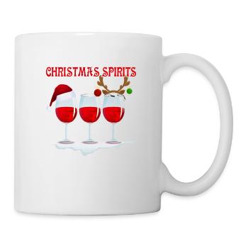 Christmas spirits - Mug - white - Right